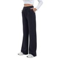 thumbnail image 1 of High Waist Elastic Crepe Palazzo Pants, 1 of 7