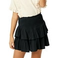 thumbnail image 1 of High Waist Elastic Girls Skirt With Shorts Kids Ruffle Skort, 1 of 5