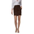 thumbnail image 1 of High Waist Faux Suede Mini Skirt, 1 of 5