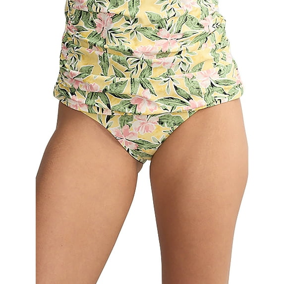 High-Waist Fold-Over Bikini Bottom Swimsuit