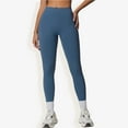 thumbnail image 1 of High Waist Full-Length Leggings for Yoga and Everyday Comfort- X Large, Navy, 1 of 6