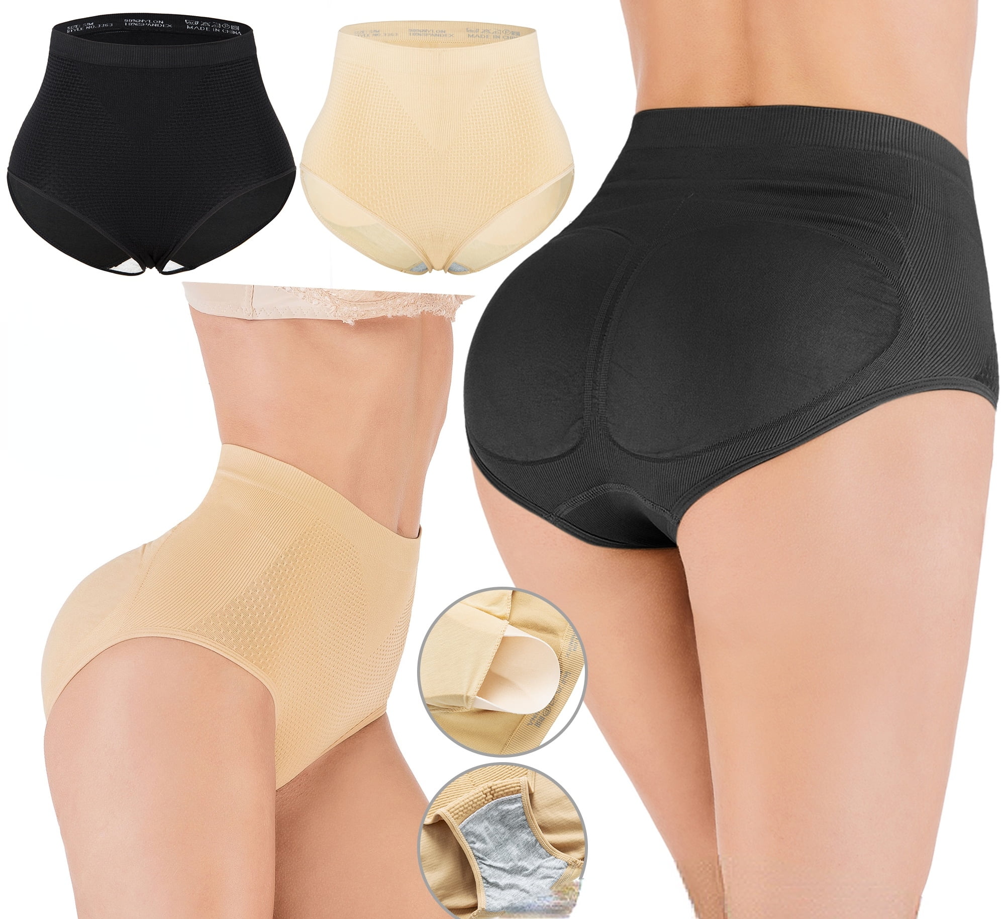 Generic Women Padded Bum Pants Butt Lifter Panty Body Enhancer