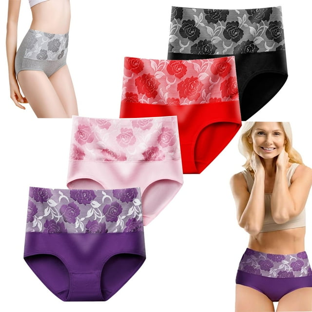 High Waist Leak Proof Incontinence Panties, Plus Size Leak Proof