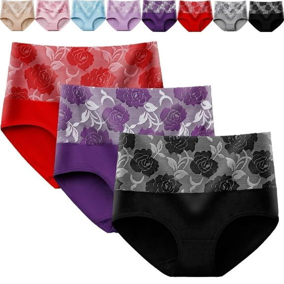 High Waist Leak Proof Panties, Incontinence Leakproof Panties for Women 3pcs