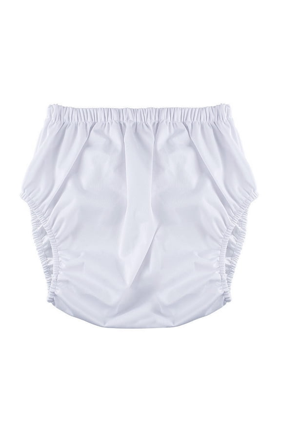 High Waist Leakproof Plastic Pants for Adults Reusable Incontinences Underwear Diaper Covers with Elastic Leg Openings