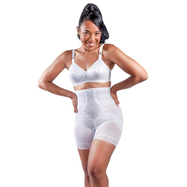 Rago Women's Shapewear High Waist Long Leg Shaper Shorts for Tummy Control and Firm Shaping, Style 6209