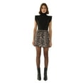 thumbnail image 1 of High Waist Leopard Print Mini Shorts, 1 of 5
