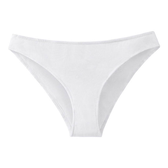 High Waist Menstrual Underwear for Women - Solid Cotton Period Pants, S-XL