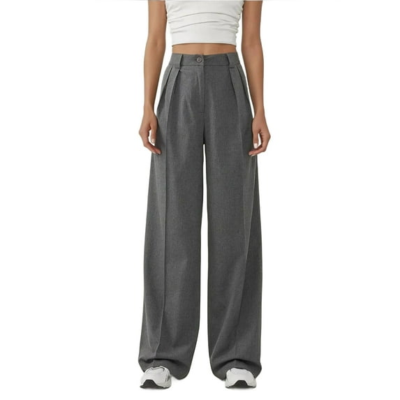 High Waist Palazzo Wide Leg Pants