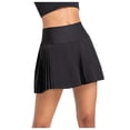 thumbnail image 1 of High Waist Pleated Tennis Skirt with Pockets Women's Stretchy Chafe-Resistant Activewear, 1 of 6