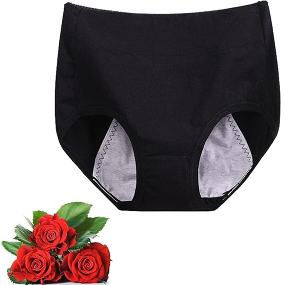 High Waist Plus Size Cotton Leak-Proof Physiological Underwear, High Waist Cotton Tummy Control
