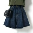 thumbnail image 1 of High Waist Plus Size Denim Shorts For Women Summer Casual A Line Wide Leg Hot Pants Mini Skirt Lingerie Long Skirts Long Skirts for Women Skirt with Slit Long Jean Skirt Plaid Mini Skirt plus Size, 1 of 7