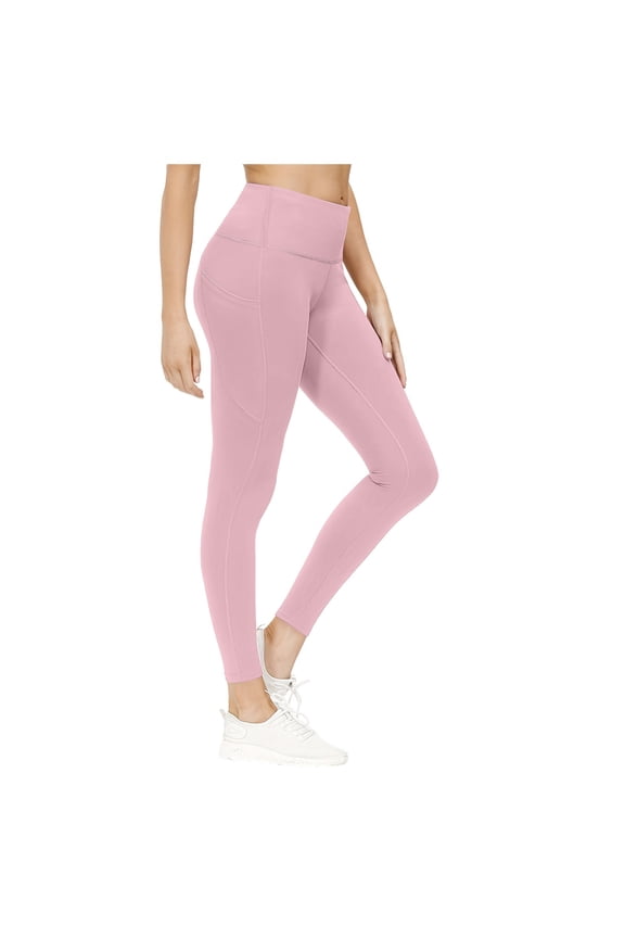High Waist Power Flex Leggings for Women Tummy Control Seamless Workout Yoga Pants with Compression Support