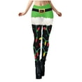thumbnail image 1 of High Waist Printed Christmas Leggings for Women Yoga Pants Casual Fashion Stretchy Hip Lift Soft Stretchy Tights Pants Funny Printed Pants Trendy Casual Wear for Holiday Season, 1 of 5