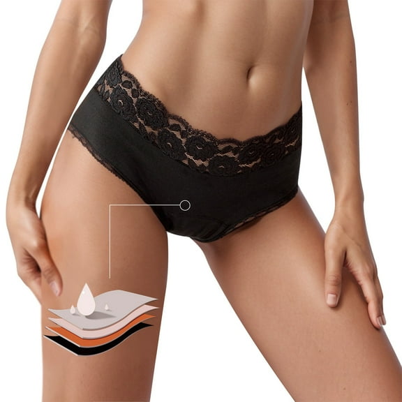 High Waist Reusable Leakproof Underwear For Women Wide Coverage Wicking Menstrual Panties New Years Eve Party Suit French Cut Underwear for Women Womens Underwear Packs Bikini Womens Panties plus Size