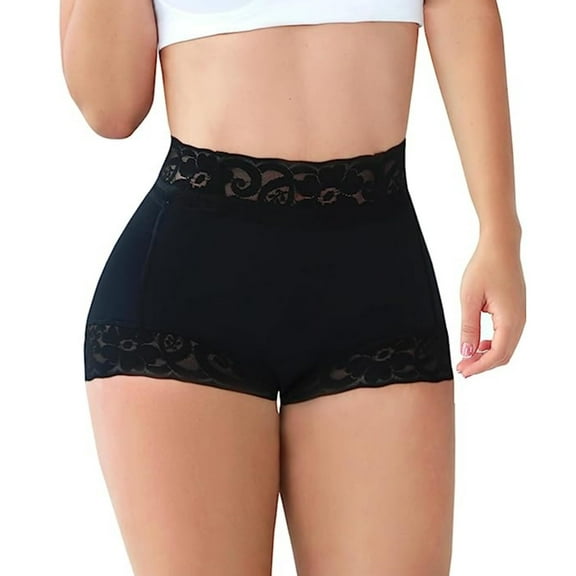 High Waist Seamless Butt Lifting Shorts - Women Lace Classic Daily Wear Body Shaper Butt Lifter Panty Smoothing Brief