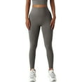 thumbnail image 1 of High Waist Seamless Leggings with Contoured Panels for Comfortable Stretch Fit - X Large, Gray, 1 of 5