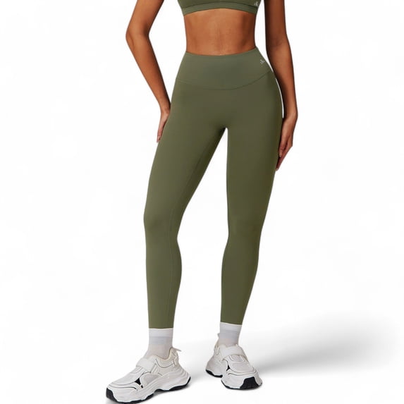 High Waist Seamless Leggings with Full-Length Design