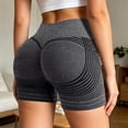 thumbnail image 1 of High Waist Seamless Yoga Shorts Lifting Compression Control Workout Running Gym Training Athletic Firming ActivewearGreyXL, 1 of 5