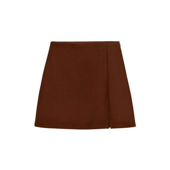 High-Waist Side-Slit Skirt
