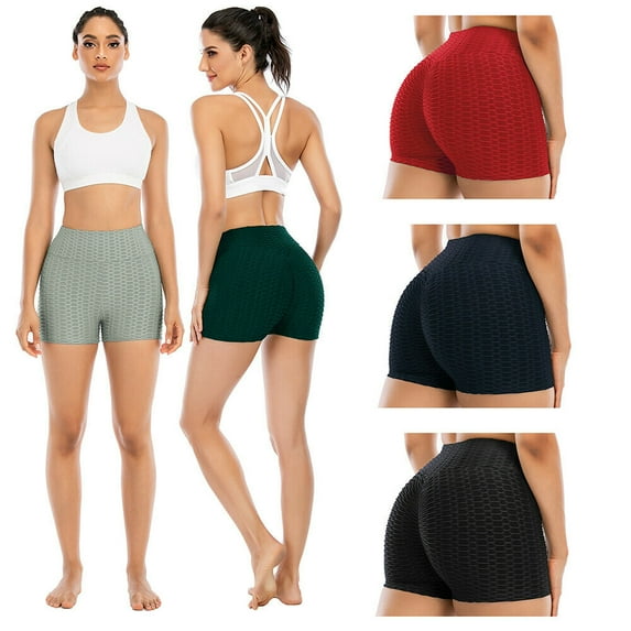 High Waist Spandex Running Shorts for Yoga,Biker Shorts,Soft Summer Womens Shorts