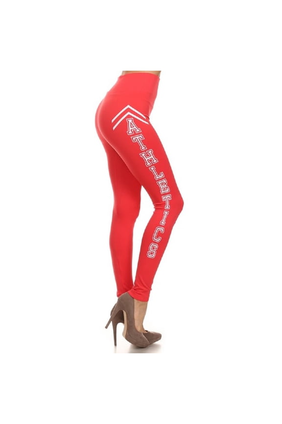 High Waist Sports Yoga Pants Seamless Full Length Leggings, Coral