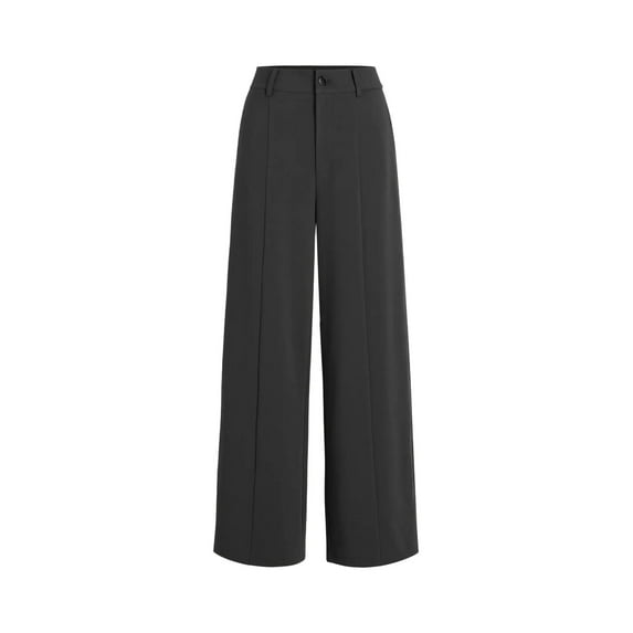 High Waist Straight Leg Pants