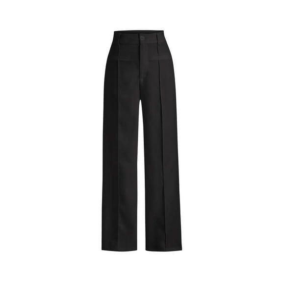 High Waist Straight Leg Pants