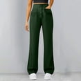 thumbnail image 1 of High Waist Stretch Cargo Pants Women Baggy Multiple Pockets Relaxed Fit Straight Leg Pants, 1 of 4