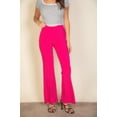 thumbnail image 1 of High Waist Stretch Crepe Flare Pants, 1 of 5