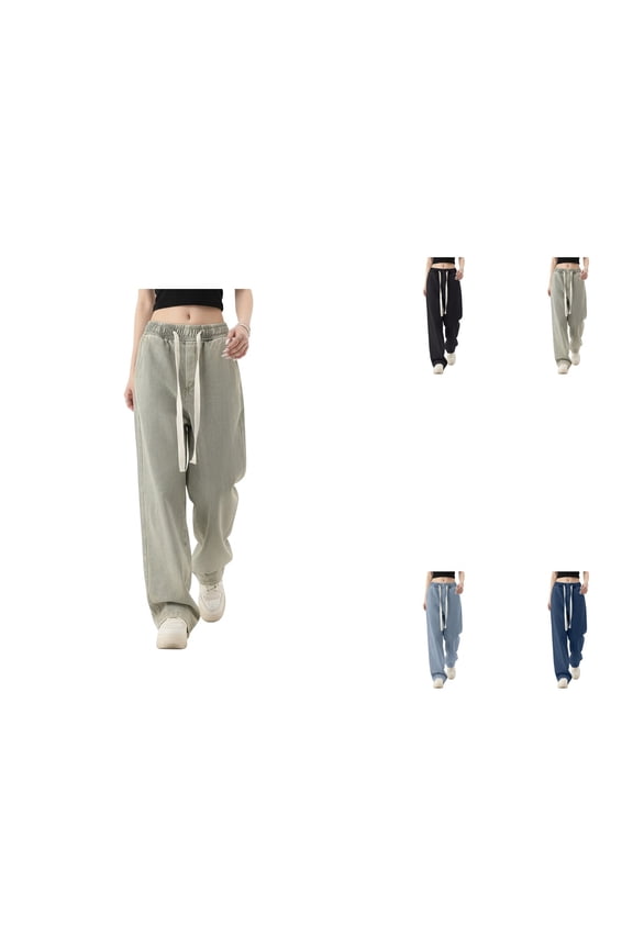 High Waist Stretch Denim Pants, Women's Ultra Lux Comfort Slim Fit Bootcut Jeans Casual with Flex Motion Fit