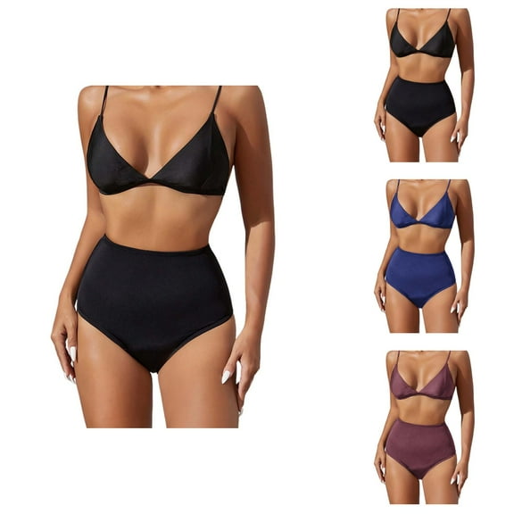 High Waist Swimwear For Women Four Layer Leak Proof And Absorbent Menstrual Swim Bottoms Comfortable Cycle Swim Pants Underwear Women