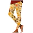thumbnail image 1 of High Waist Thanksgiving Print Leggings Soft Stretchy Workout Yoga Pants Comfortable Design For Women Casual Wear And Fitness Activities, 1 of 4