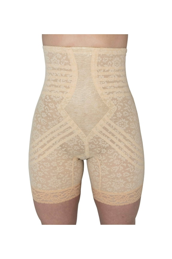 Style 6207 | No Roll High Waist Lace Thigh Slimmer with Extra Firm Support