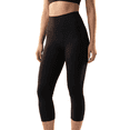 thumbnail image 1 of Women’s High Waist Tummy Control Capri Leggings, Moisture Wicking Activewear, 1 of 7