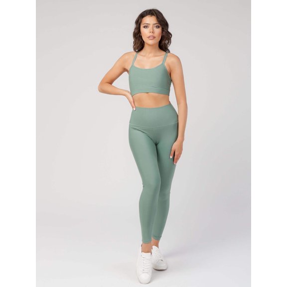 Women’s High Waist Tummy Control Leggings, Moisture Wicking Activewear