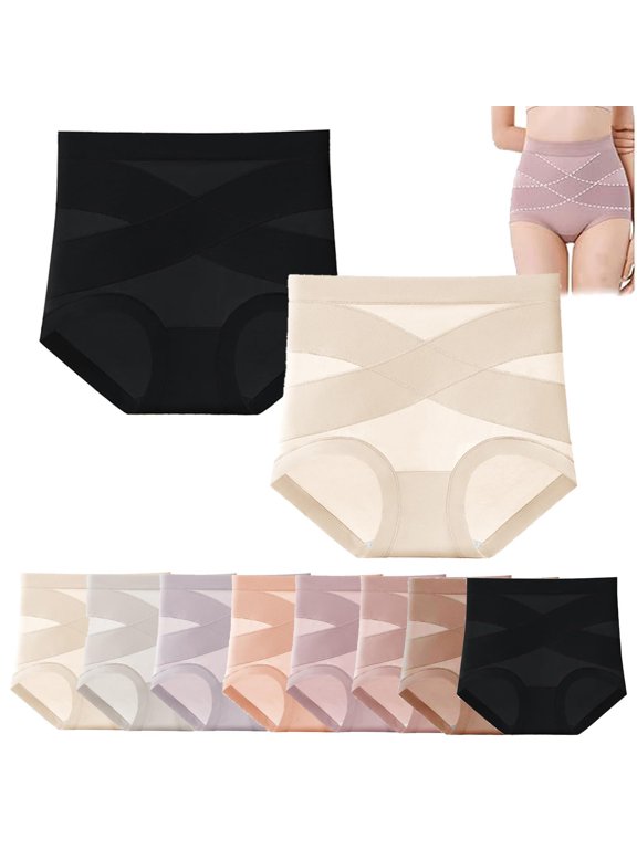 High Waist Tummy Control Seamless Shaping Panties, Ultra Comfort Shaping And Leakproof Panties, High Waisted Seamless Comfort Butt Lifting Shaper Briefs