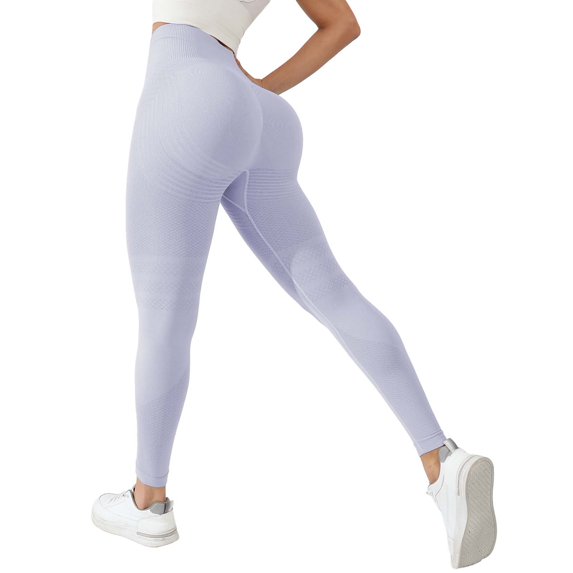 High Waist Tummy Control Yoga Leggings for Women – Butt Lifting Compression Workout Pants with Pockets, Sizes S-2XL
