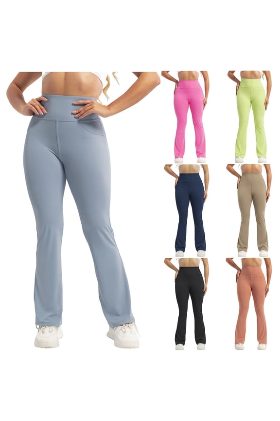 High Waist Tummy Control Yoga Pants with Pockets, Butt Lifting Leggings for Women, Elastic Waist Squat Proof Workout Tights, Fitness Gifts for Women | Sopatenor,Black XL