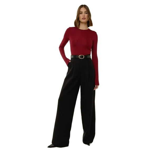 High Waist Wide Leg Pants
