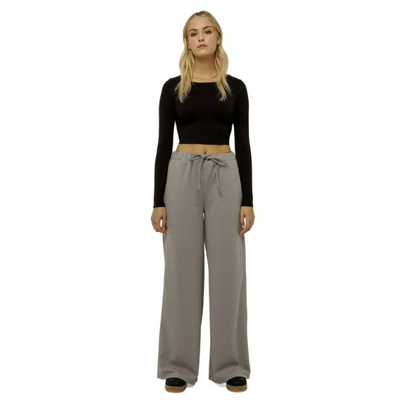 High Waist Wide Leg Sweatpants