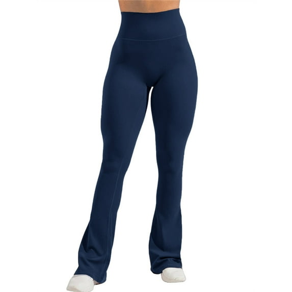High Waist Women Slim Fit Yoga Pants Solid Trumpet Leggings