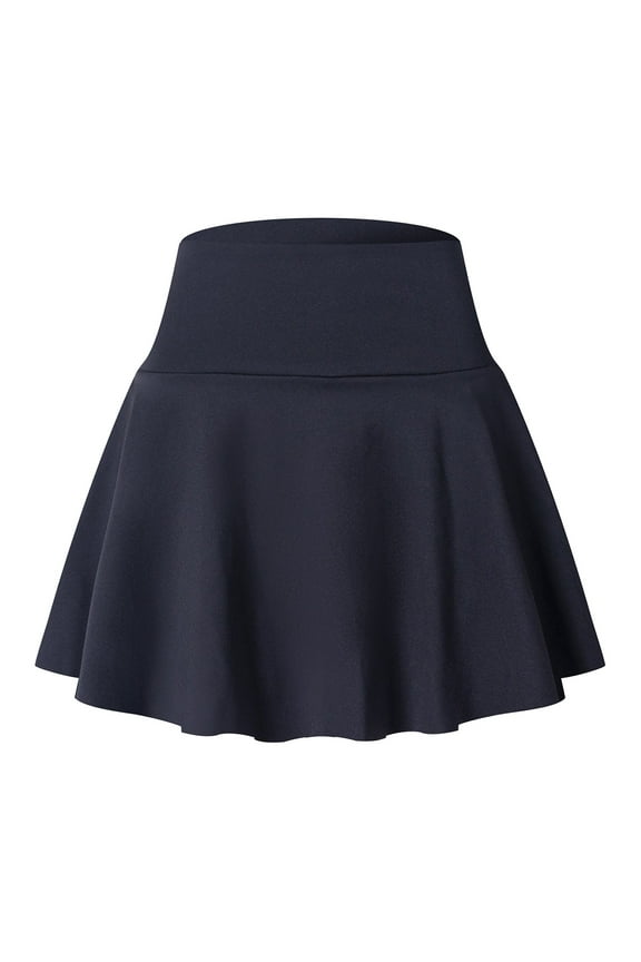 High Waist Workout Skirt With Pockets For Women Athletic Tennis Running Yoga Fitness Compression Shorts Built In