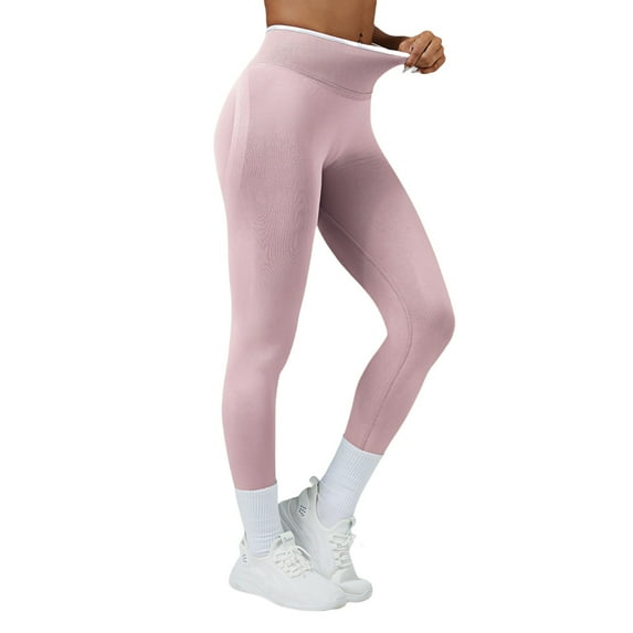 High Waist Yoga Outfit Set for Women – Stretch Workout Leggings Paired with Supportive Sports Bra, Comfortable Activewear Suit for Gym, Running, Training, Yoga & Daily Fitness (195)