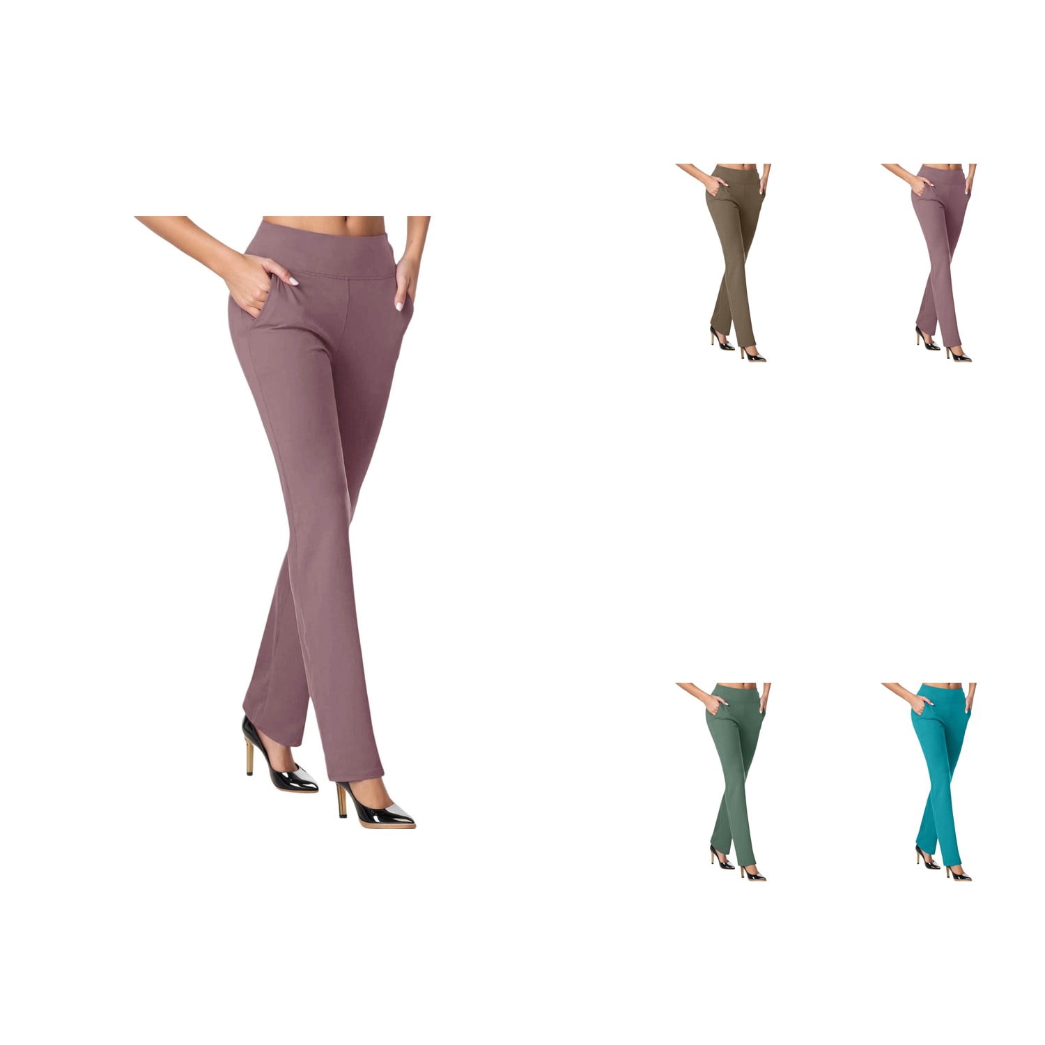 A closer look at Yoga Pants With Four Way Stretch And Flexing Fabrics