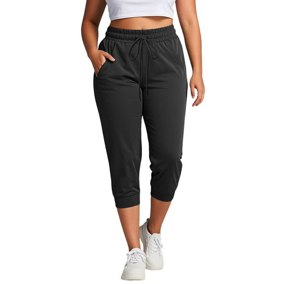 High Waist Yoga Pants - Stretchy Polyester Fabric, Eighth Length, Workout & Daily Wear, Machine Wash, Spring/Summer/Fall