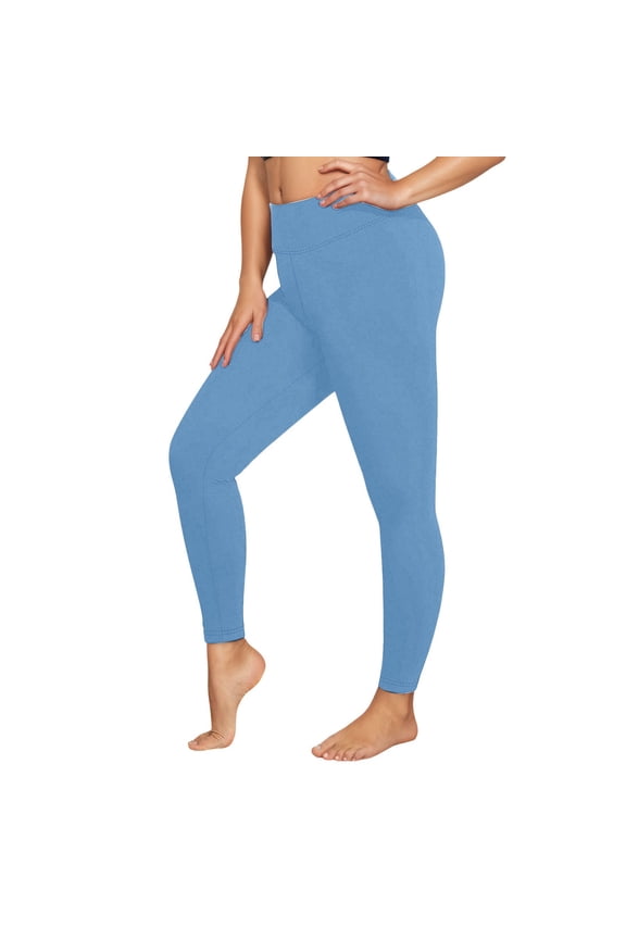 High Waist Yoga Pants for Women – 30/32/34/36 Tall Inseam, Straight Fit with Pockets, Reflective Stripes, Lightweight Stretchy Leggings for Workout, Running, Dance & Casual Wear
