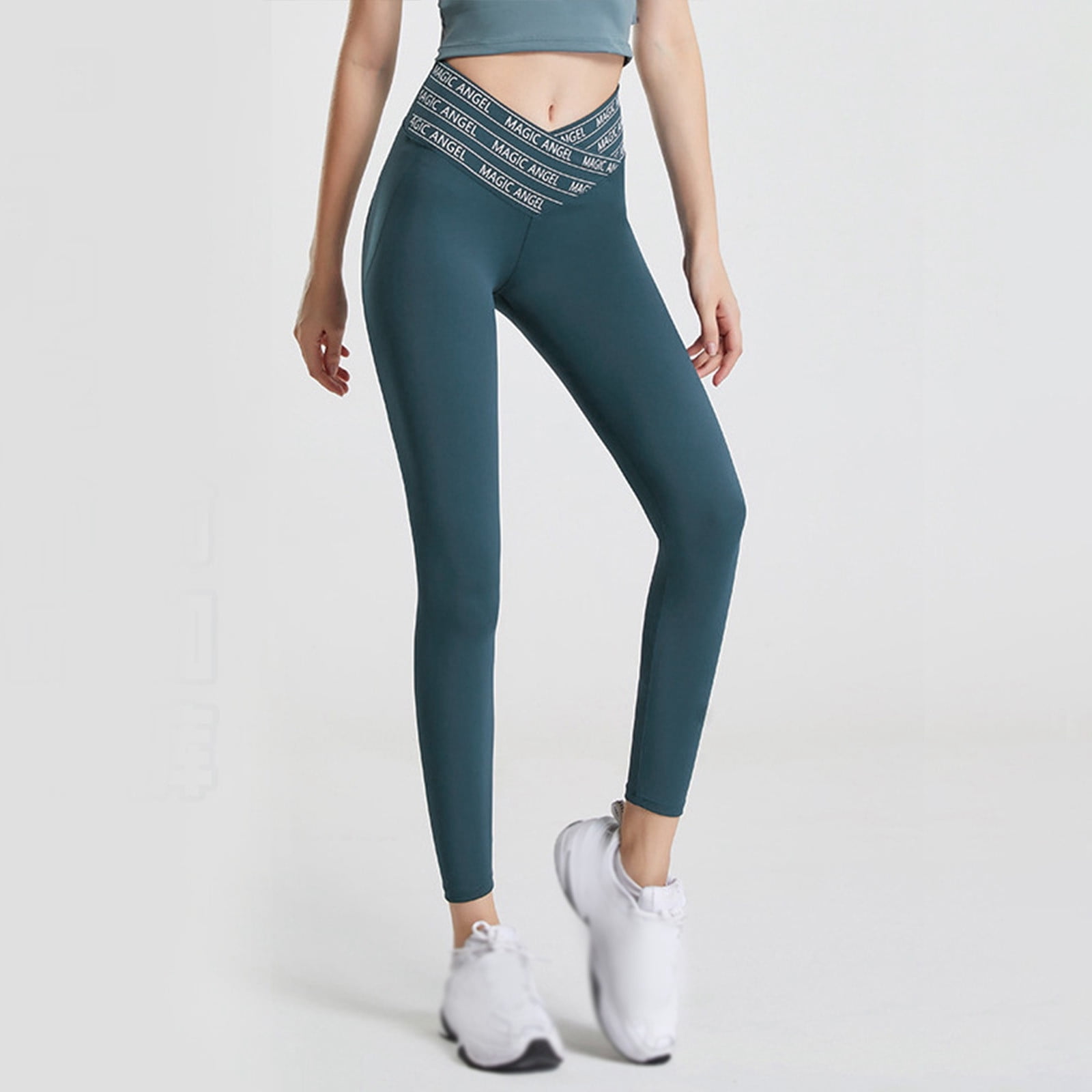 "High Waist Yoga Pants For Women Print Slim Fit Stretch Leggings For ...