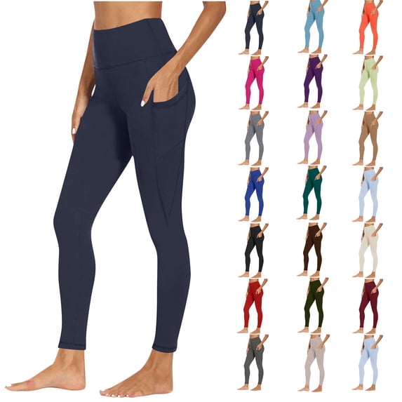 High Waist Yoga Pants for Women Fitness Sports Running Yoga Athletic Pants for Daliy Casual Wear