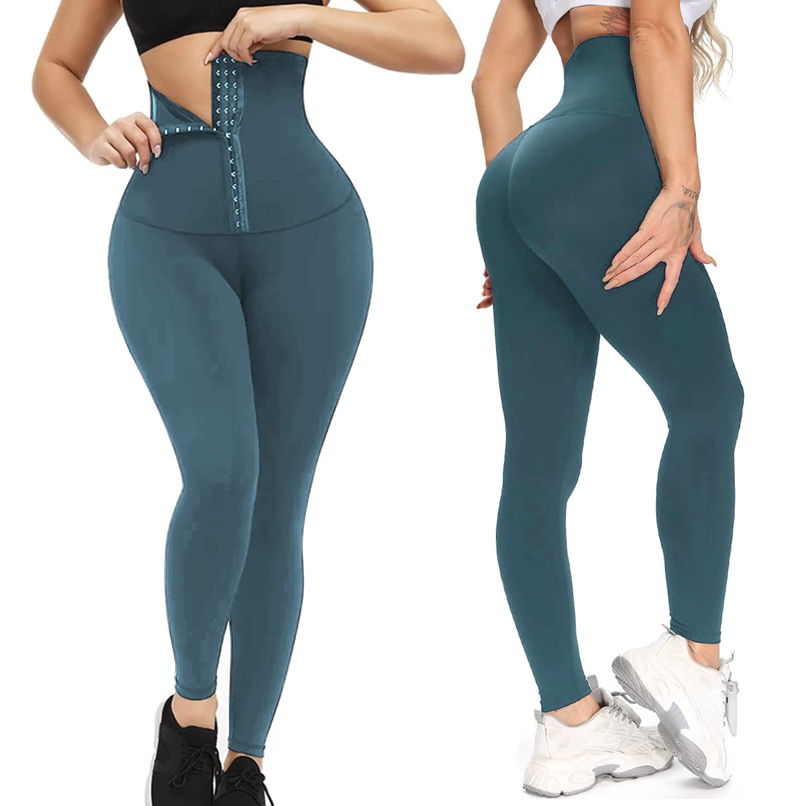 Women High Waist Leggings Waist Pants Seamless Butt Lift Body Shaping Pants  Full Body Compression Garment Women (A-2, M) at  Women's Clothing  store